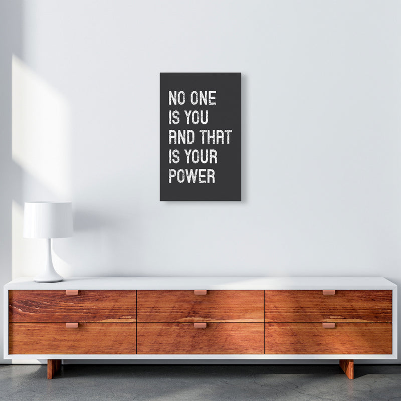 No One Is You Art Print by Pixy Paper A3 Canvas