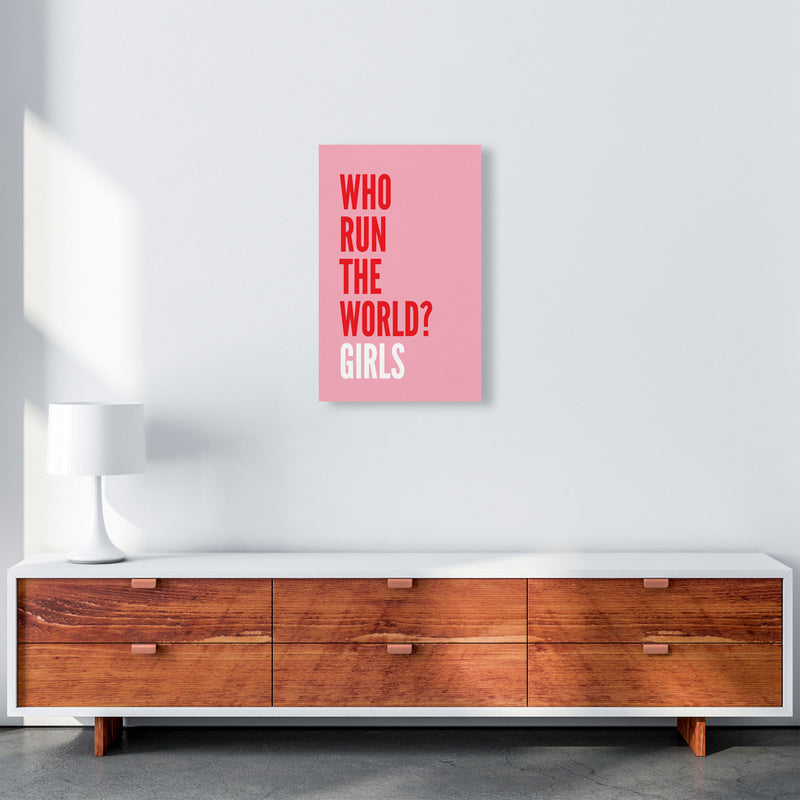 Who Run The World? Girls Art Print by Pixy Paper A3 Canvas