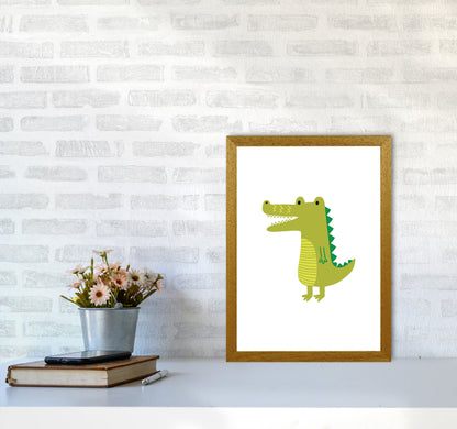Children&#39;s Animals, Alligator Modern Print A3 Print Only