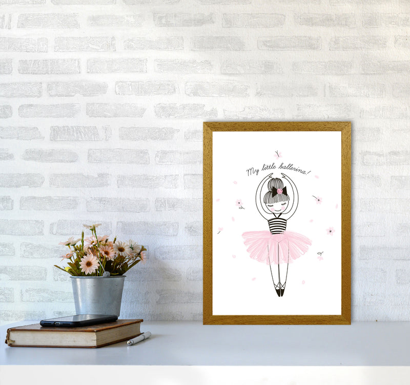 My Little Ballerina Framed Nursey Wall Art Print A3 Print Only