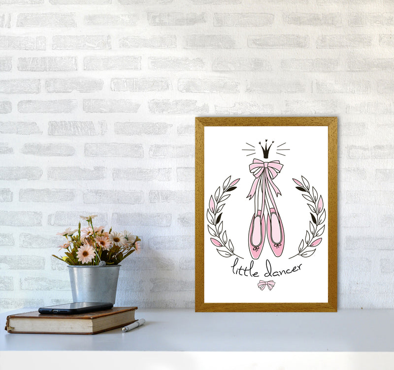 Little Dancer Shoes Framed Nursey Wall Art Print A3 Print Only