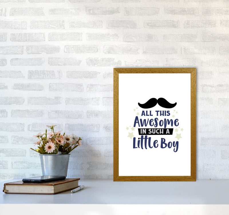 All This Awesome In Such A Little Boy Print, Nursey Wall Art Poster A3 Print Only