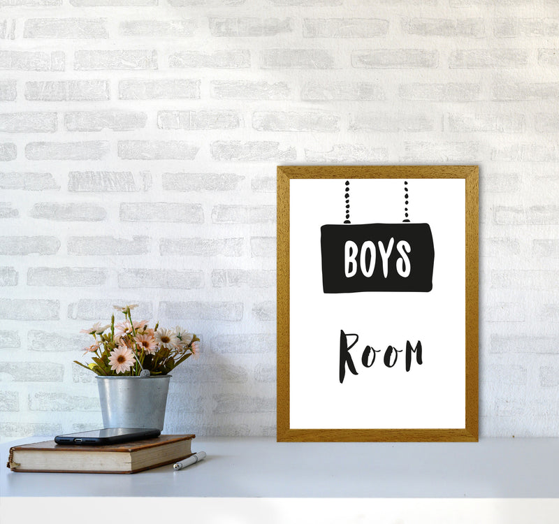 Boys Room Black Framed Nursey Wall Art Print A3 Print Only