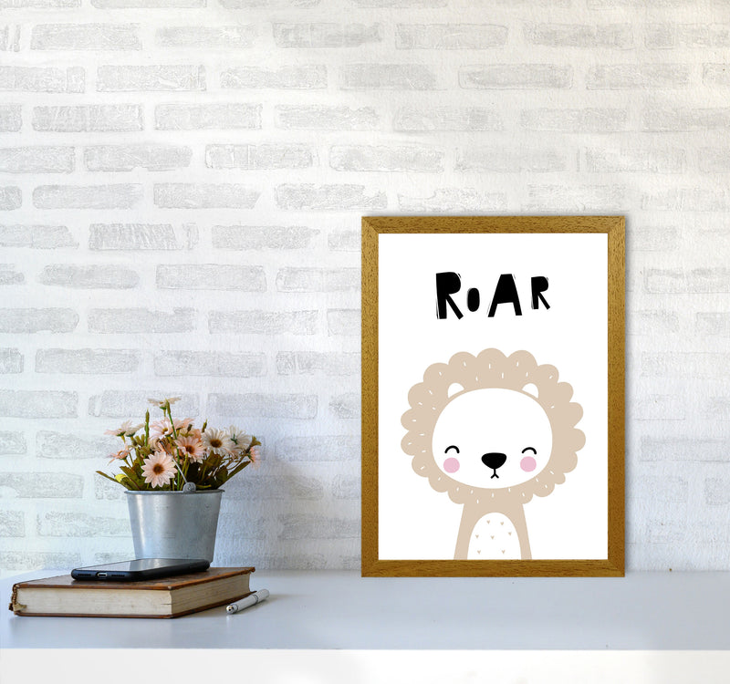 Lion Roar Modern Print Animal Art Print A3 Print Only