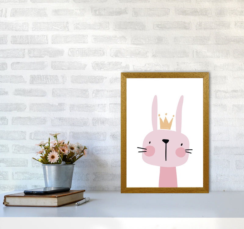 Pink Bunny Modern Print Animal Art Print A3 Print Only