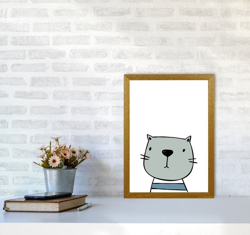 Cat Modern Print Animal Art Print A3 Print Only