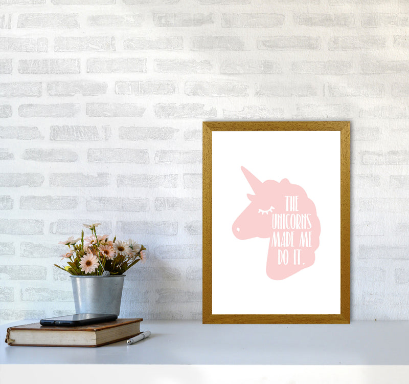 The Unicorns Made Me Do It Framed Nursey Wall Art Print A3 Print Only