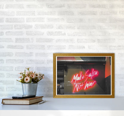 Make Salsa Not War Modern Print A3 Print Only
