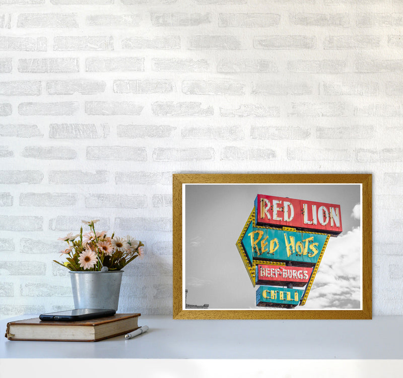 Vintage American Billboard Modern Print A3 Print Only