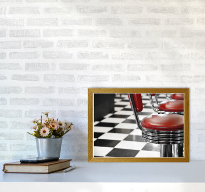 Vintage American Diner Modern Print A3 Print Only