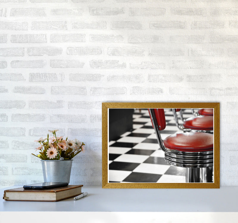 Vintage American Diner Modern Print A3 Print Only