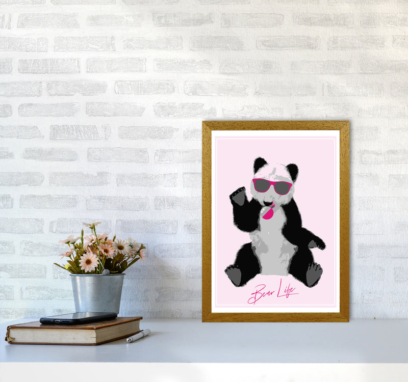 Bear Life Modern Print Animal Art Print A3 Print Only