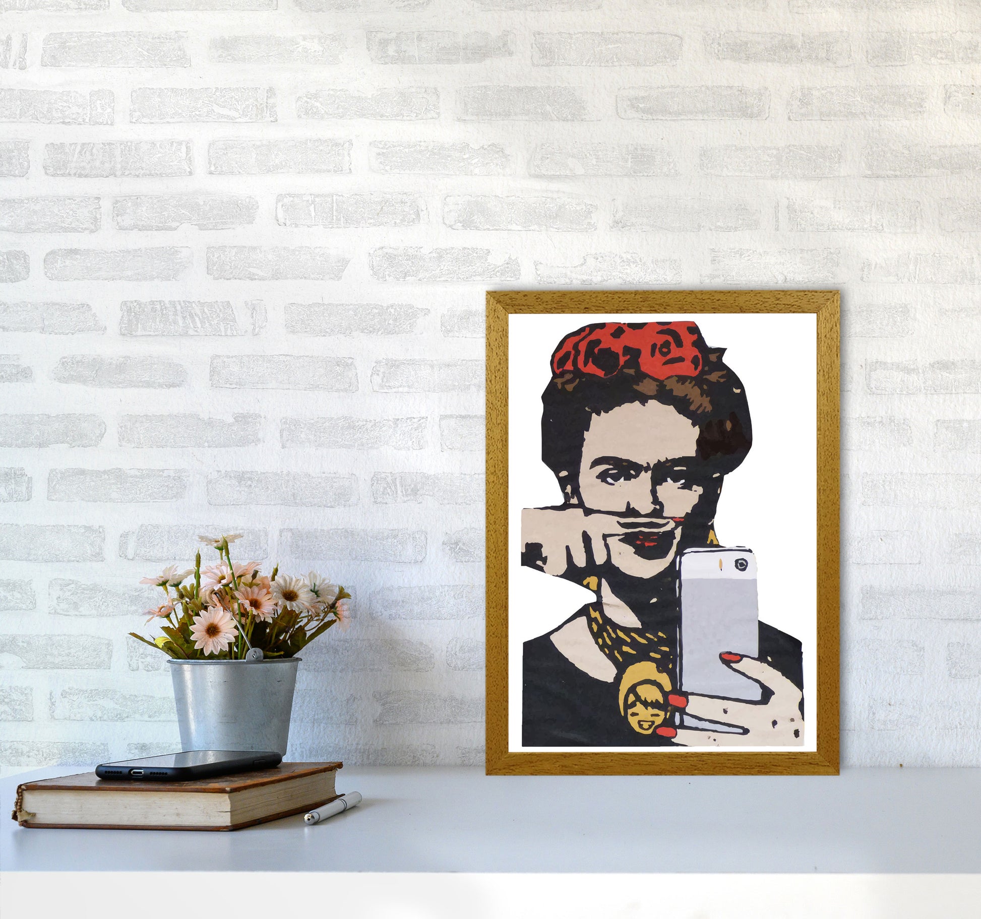 Urban Frida Kahlo Modern Print A3 Print Only