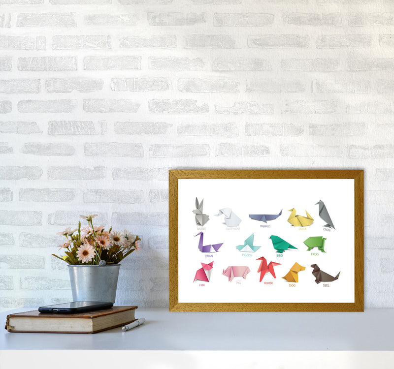 Origami Animals Modern Print A3 Print Only