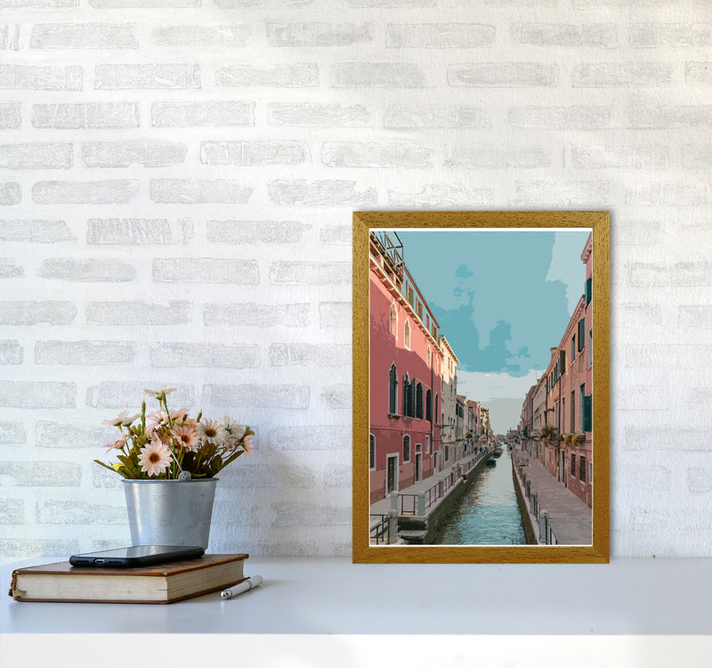 Venice Portrait 2 Modern Print A3 Print Only