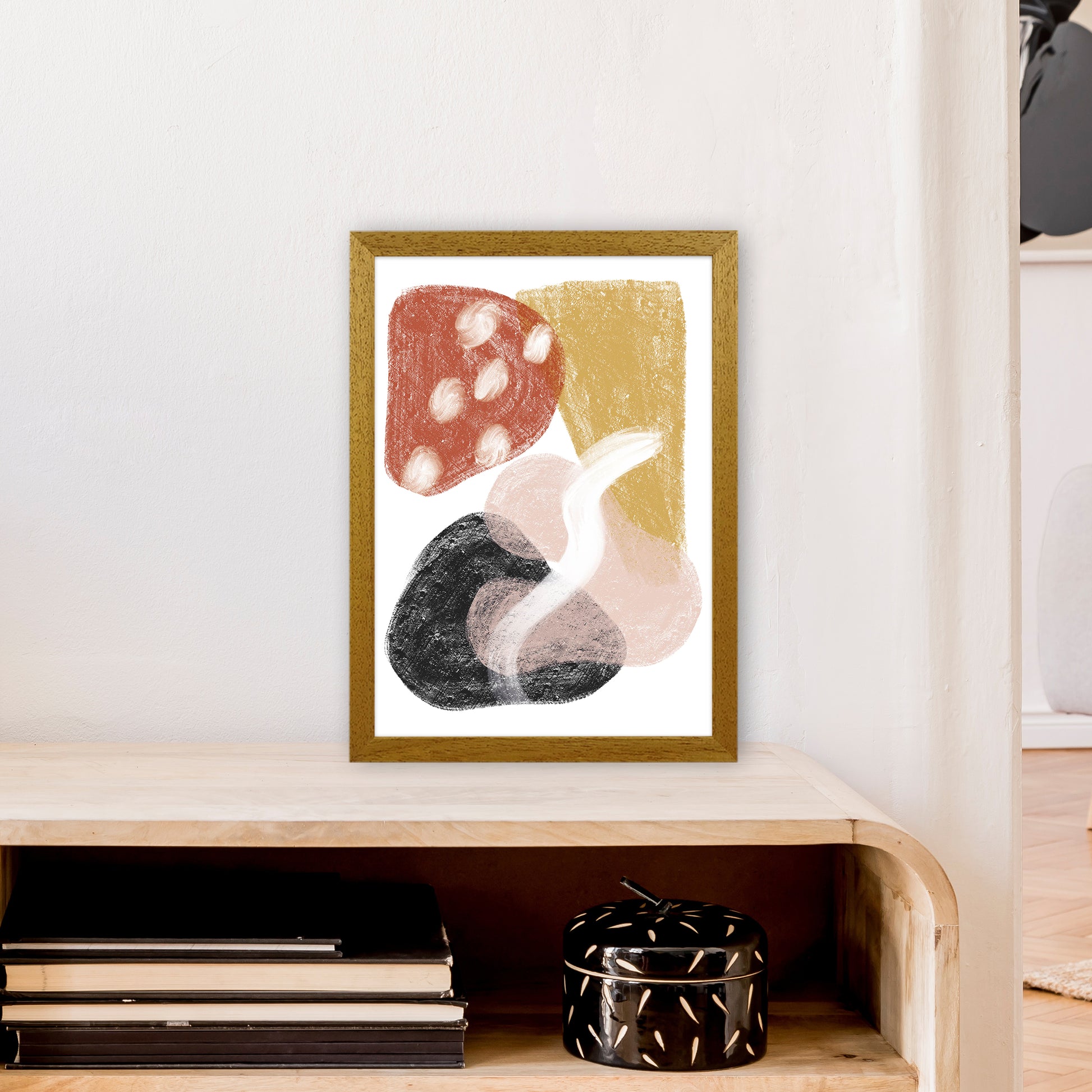 Dalia Chalk Mix Match Shapes  Art Print by Pixy Paper A3 Print Only
