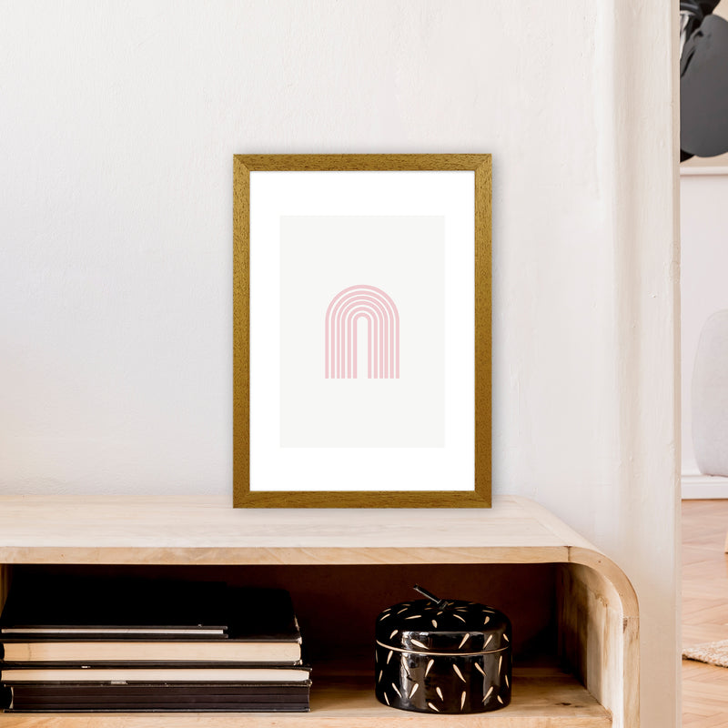 Mila Pink Rainbow N8  Art Print by Pixy Paper A3 Print Only
