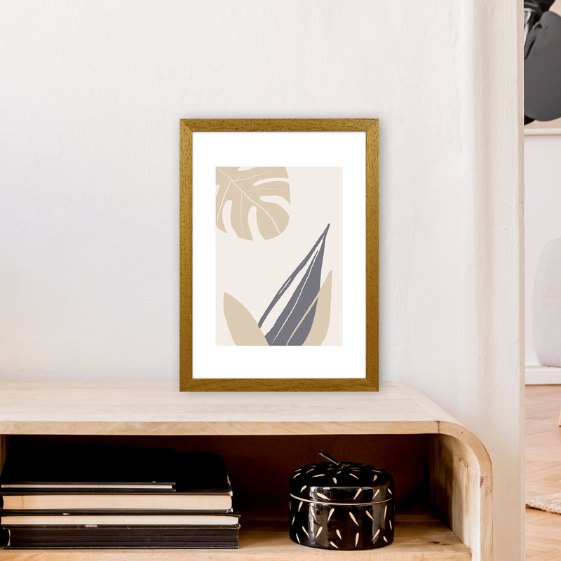 Mila Plant Leaf N21  Art Print by Pixy Paper A3 Print Only