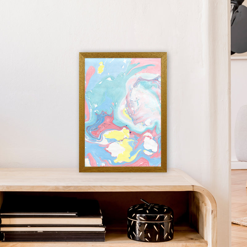 Liquid Mix Rainbow  Art Print by Pixy Paper A3 Print Only