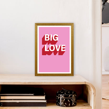 Big Love Shadow  Art Print by Pixy Paper A3 Print Only