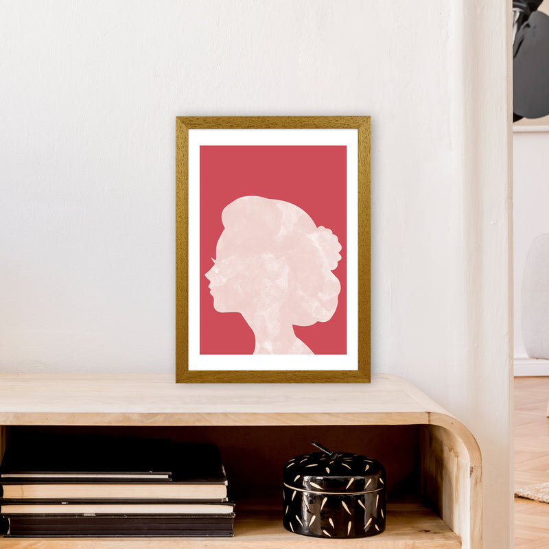 Marble Head Red  Art Print by Pixy Paper A3 Print Only