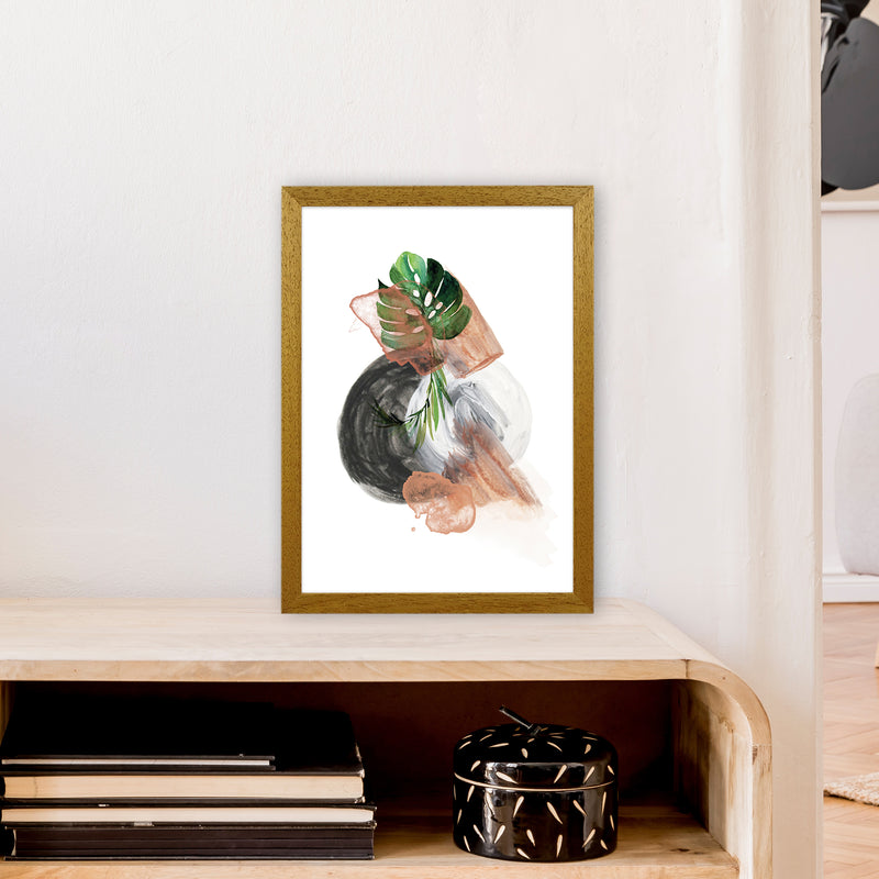 Round Exotic Abstract  Art Print by Pixy Paper A3 Print Only