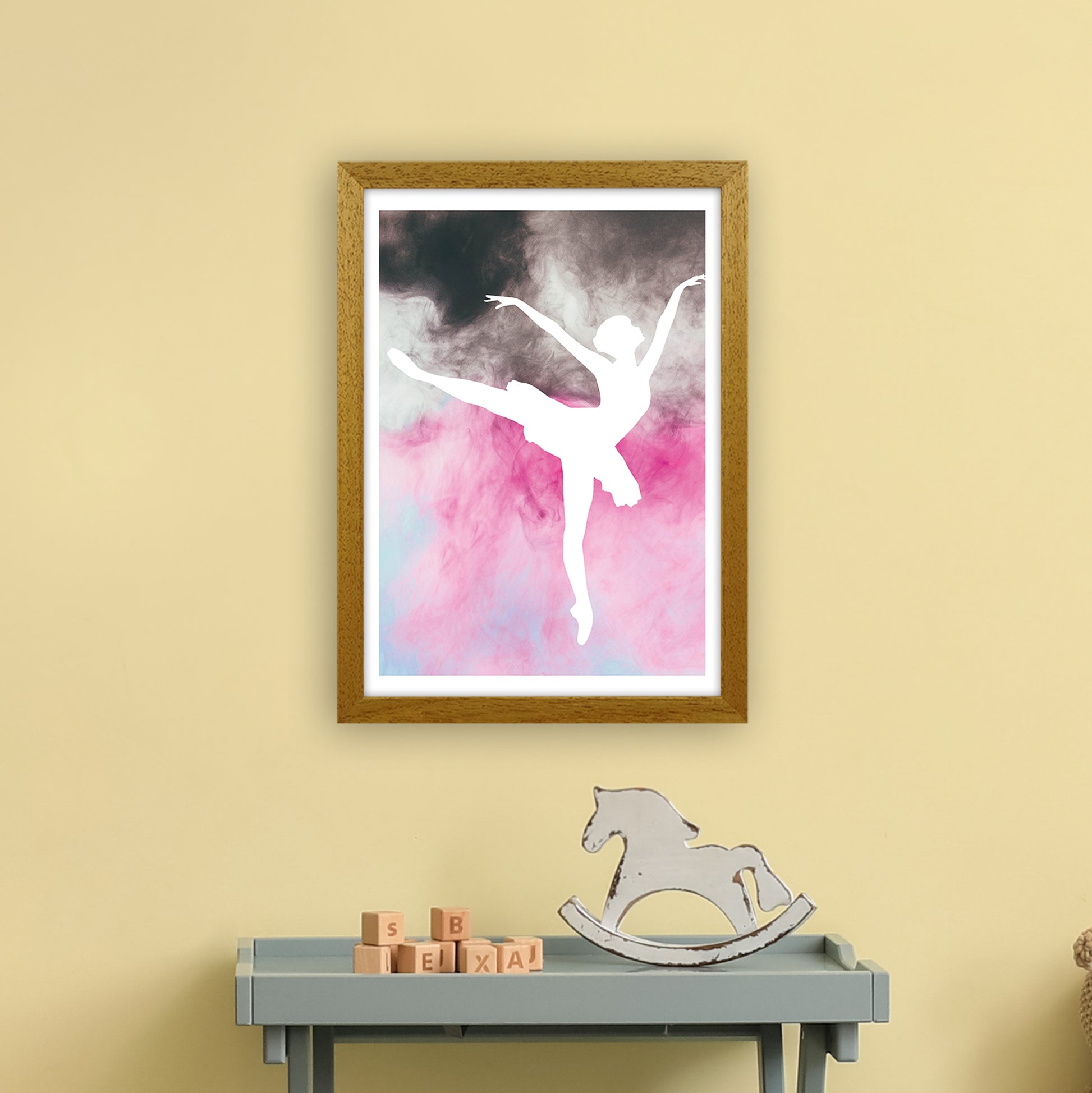 Ballerina Watercolour  Art Print by Pixy Paper A3 Print Only