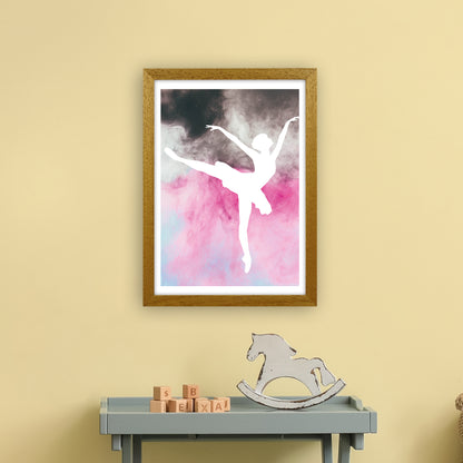 Ballerina Watercolour  Art Print by Pixy Paper A3 Print Only