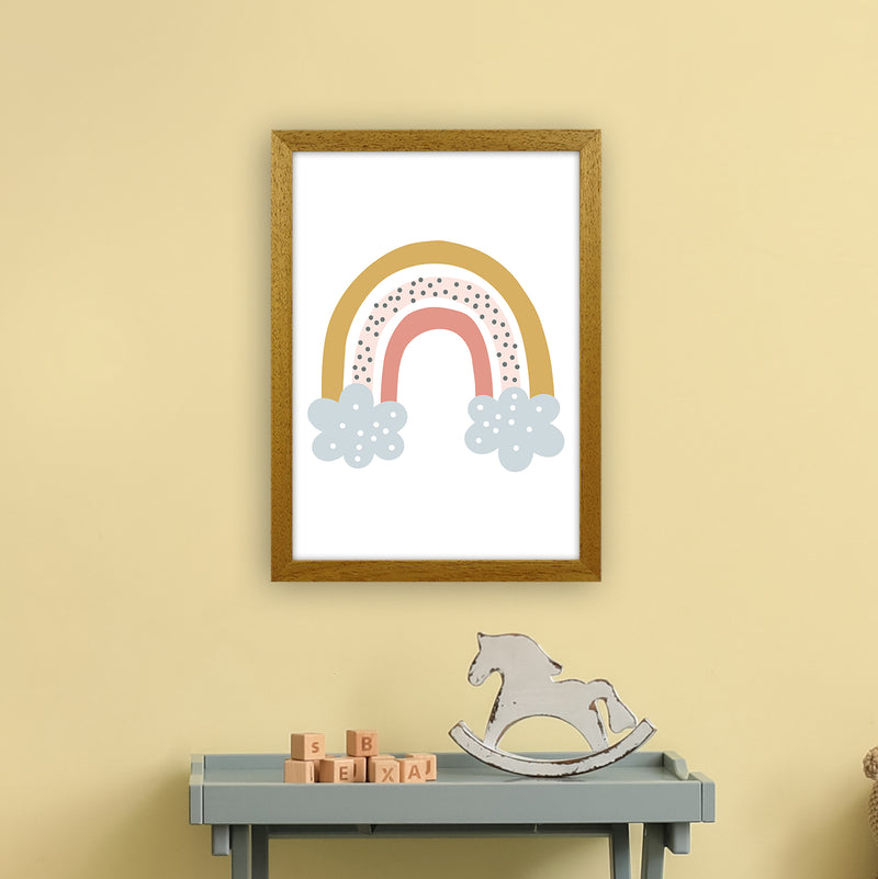 Rainbow With Clouds  Art Print by Pixy Paper A3 Print Only