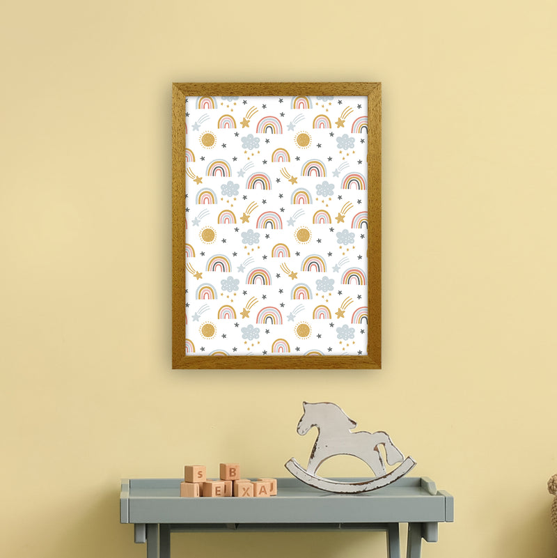 Rainbow Pattern  Art Print by Pixy Paper A3 Print Only