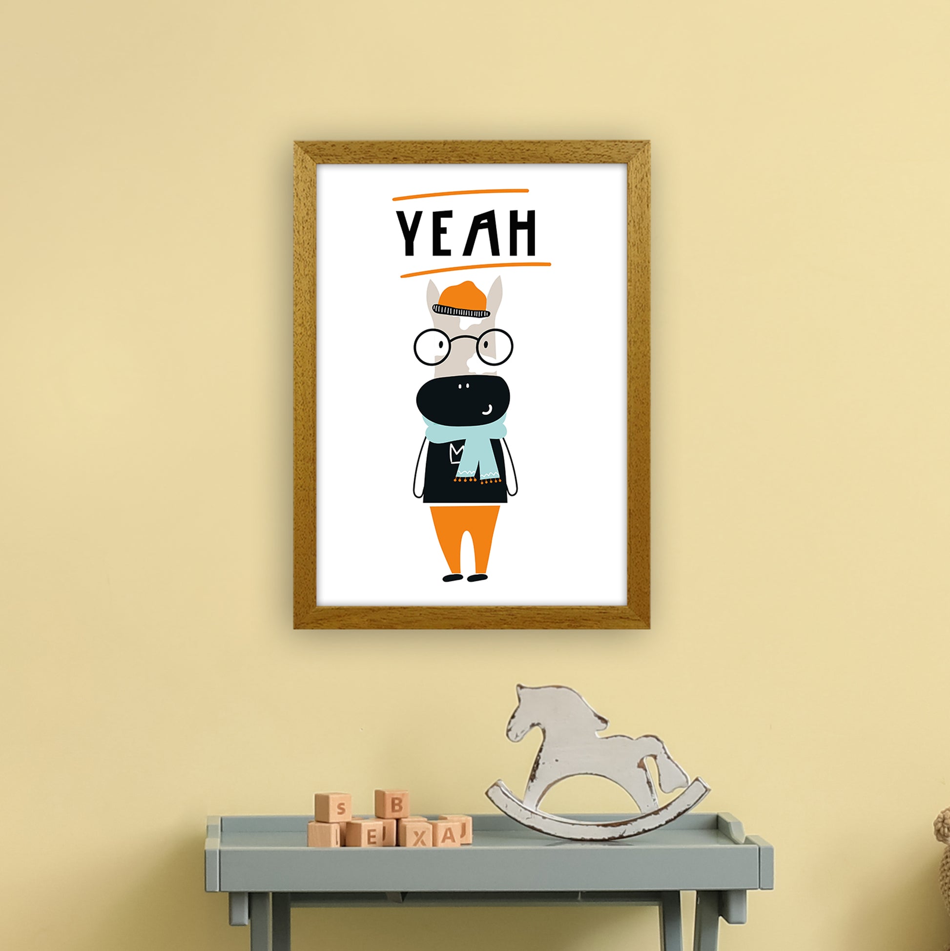 Yeah Animal Pop  Art Print by Pixy Paper A3 Print Only