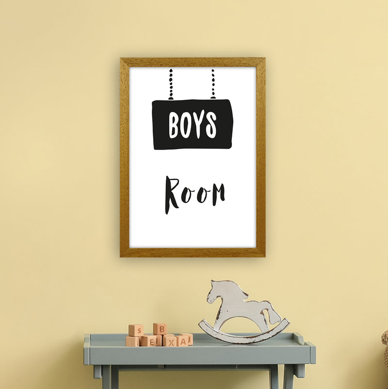 Boys Room Black  Art Print by Pixy Paper A3 Print Only