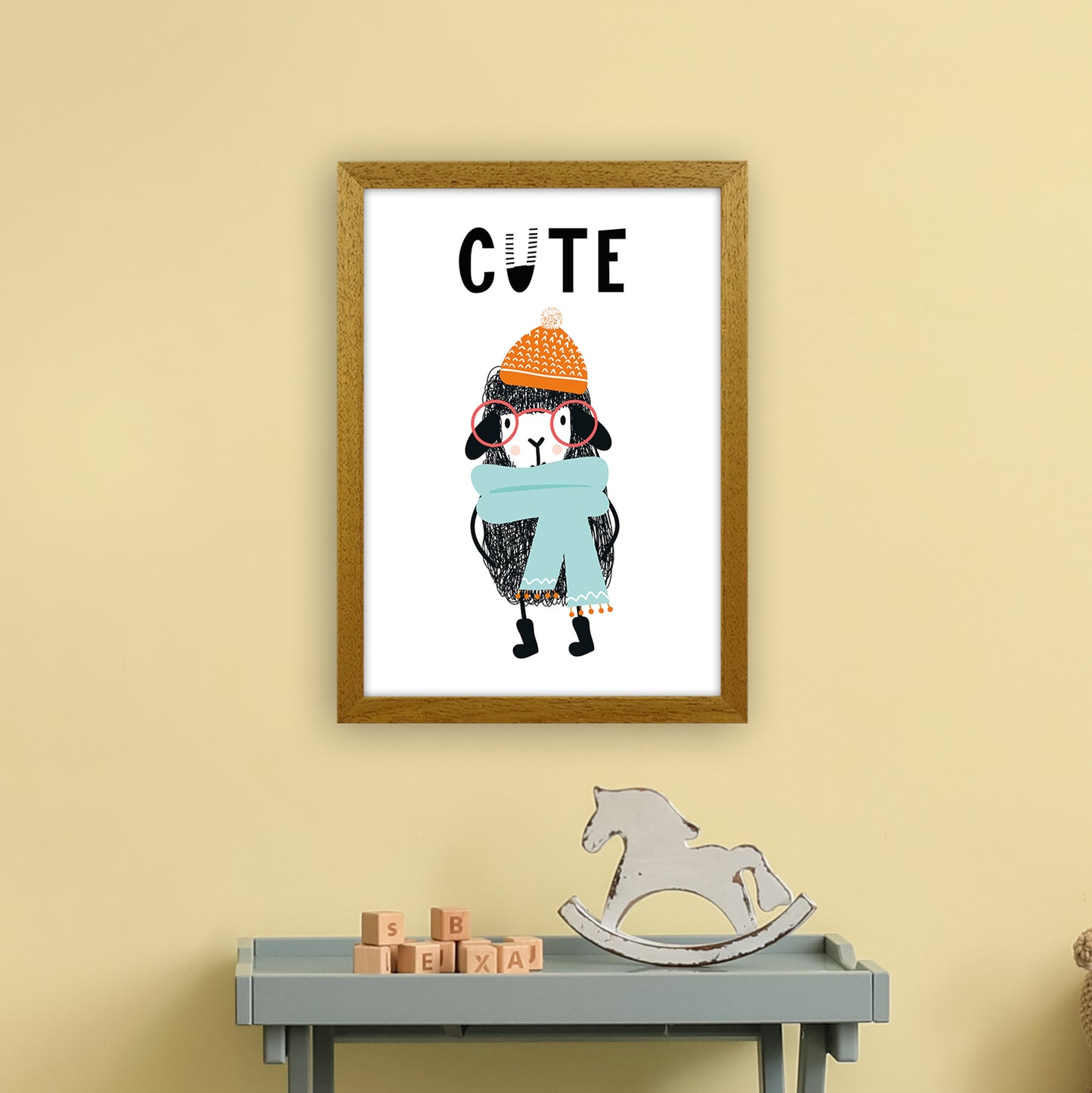 Cute Animal Pop  Art Print by Pixy Paper A3 Print Only