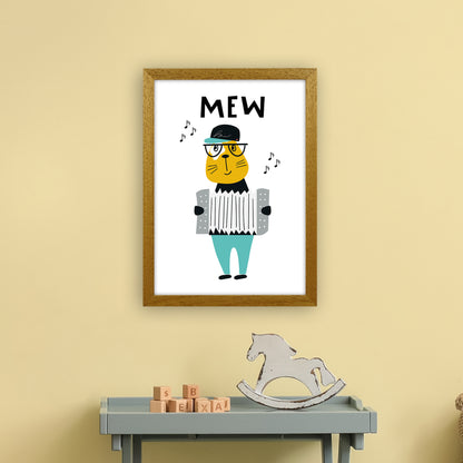 Mew Animal Pop  Art Print by Pixy Paper A3 Print Only