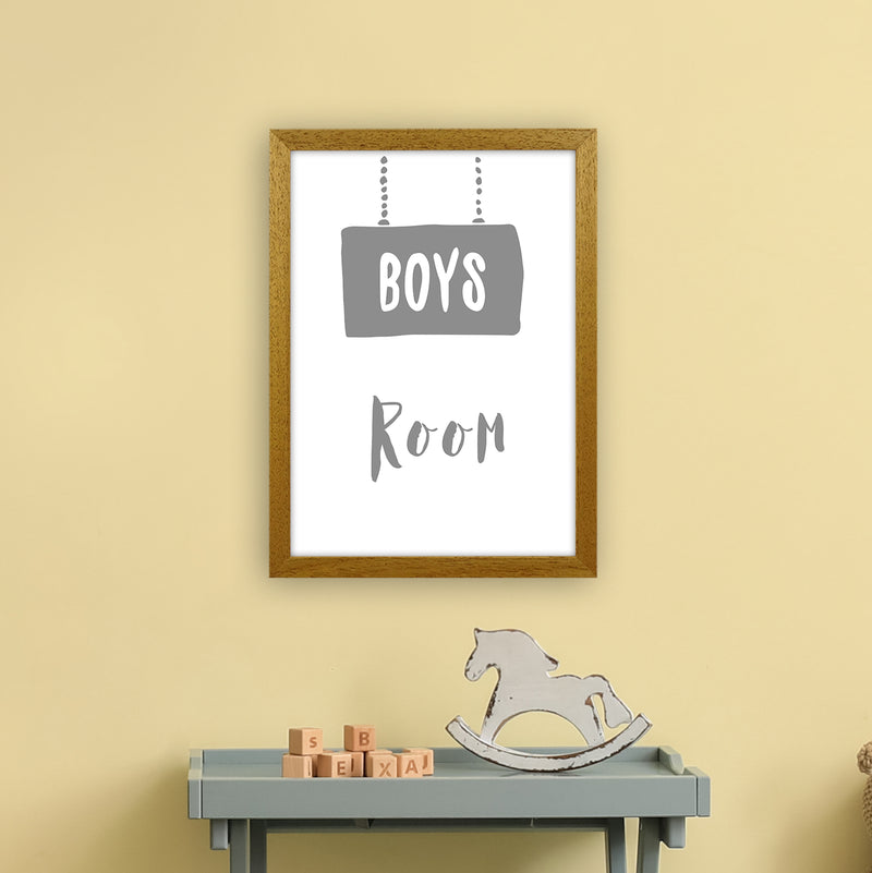 Boys Room Grey  Art Print by Pixy Paper A3 Print Only