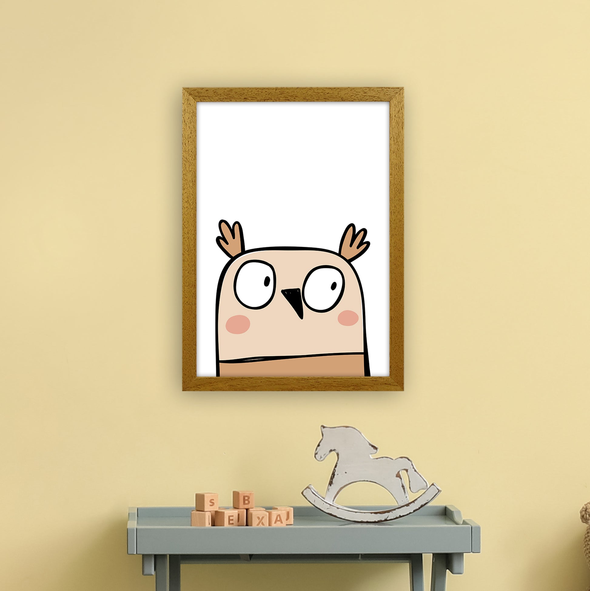 Owl  Art Print by Pixy Paper A3 Print Only