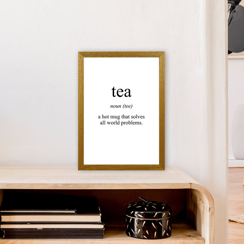 Tea Meaning  Art Print by Pixy Paper A3 Print Only