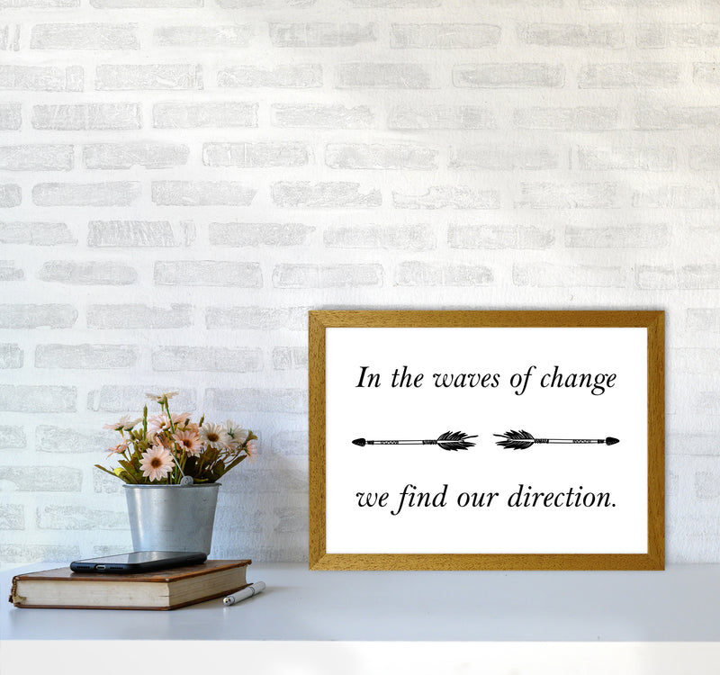 In The Waves Of Change  Art Print by Pixy Paper A3 Print Only