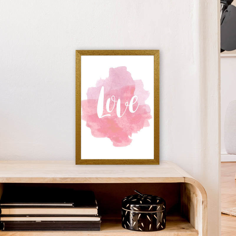 Love Watercolour  Art Print by Pixy Paper A3 Print Only