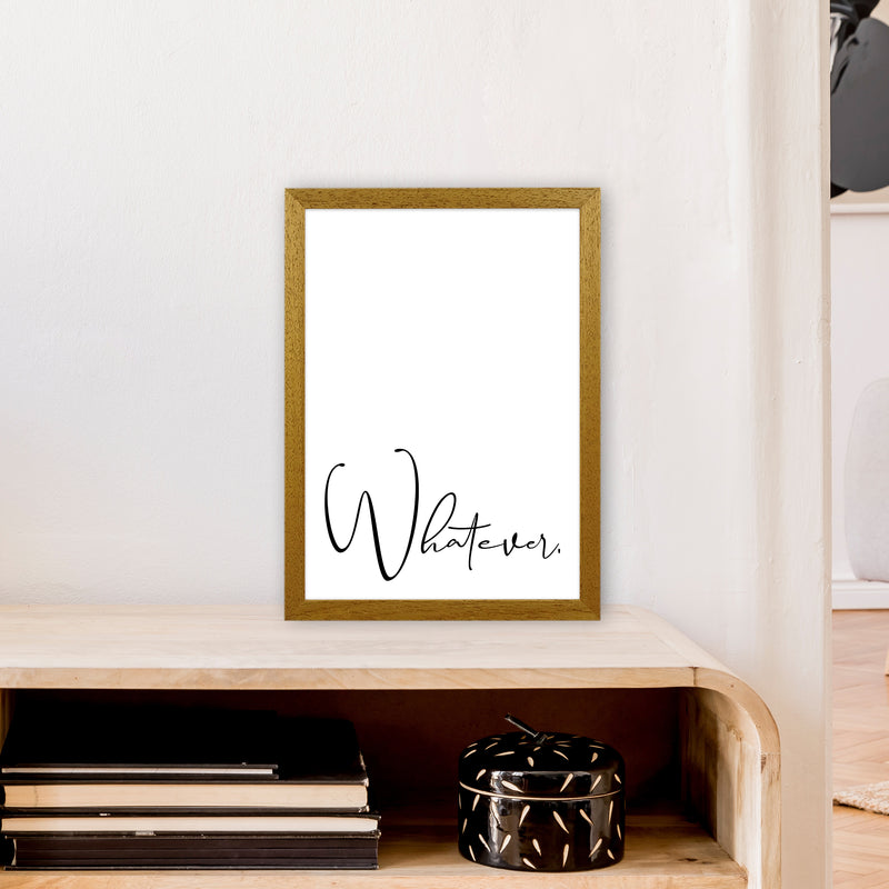 Whatever  Art Print by Pixy Paper A3 Print Only