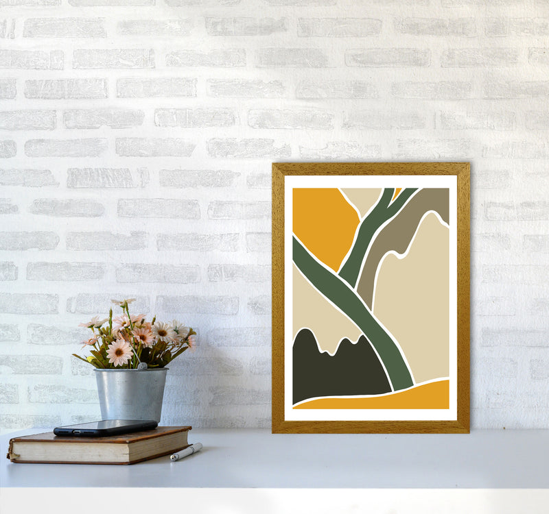 Wild Collection Mountains Abstract Art Print by Pixy Paper A3 Print Only