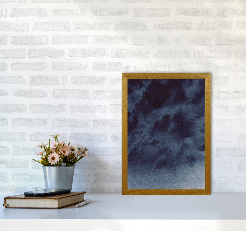 Sand Navy Watercolour Art Print by Pixy Paper A3 Print Only