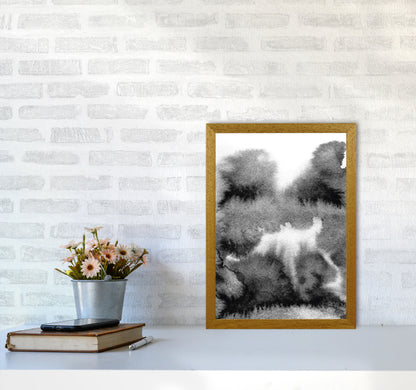 Majestic Monochrome Watercolour 17 Art Print by Pixy Paper A3 Print Only