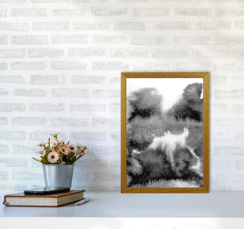Majestic Monochrome Watercolour 17 Art Print by Pixy Paper A3 Print Only