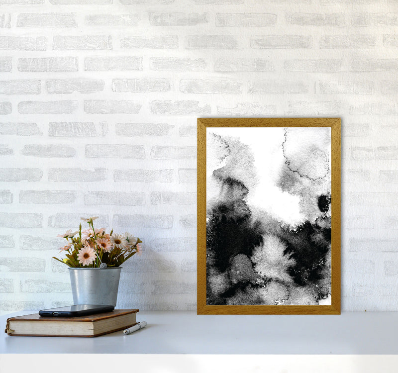 Majestic Monochrome Watercolour 12 Art Print by Pixy Paper A3 Print Only