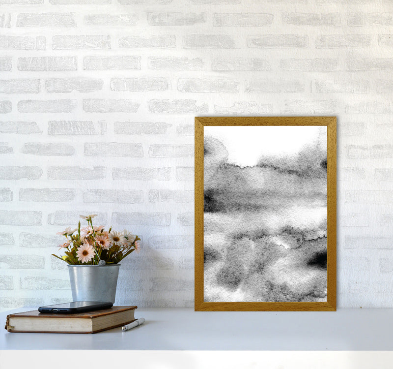 Majestic Monochrome Watercolour 04 Art Print by Pixy Paper A3 Print Only