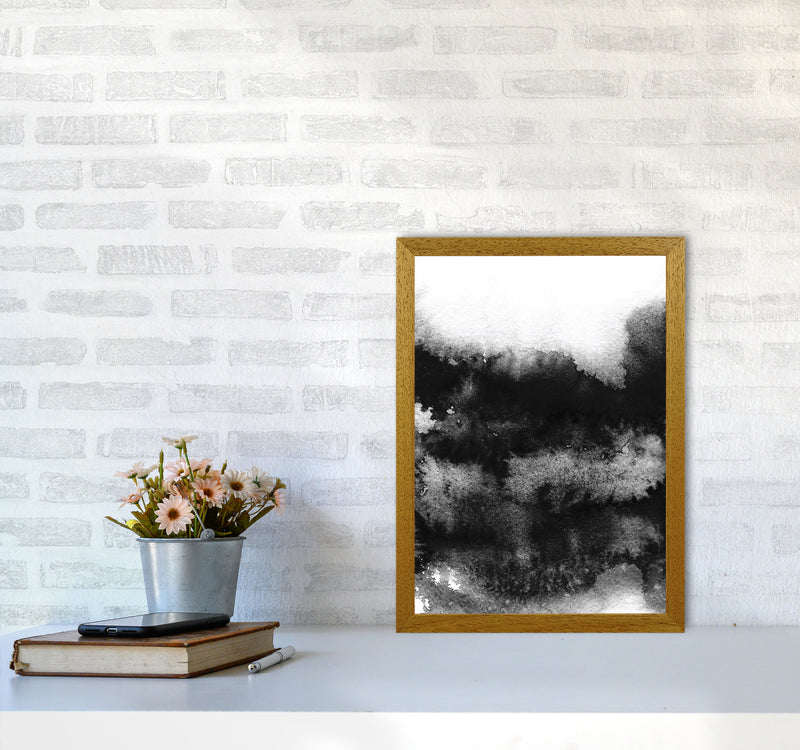 Majestic Monochrome Watercolour 05 Art Print by Pixy Paper A3 Print Only