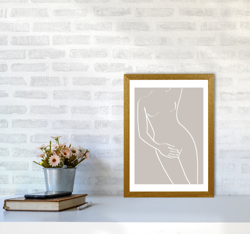 Inspired Stone Woman Silhouette Line Art Art Print by Pixy Paper A3 Print Only
