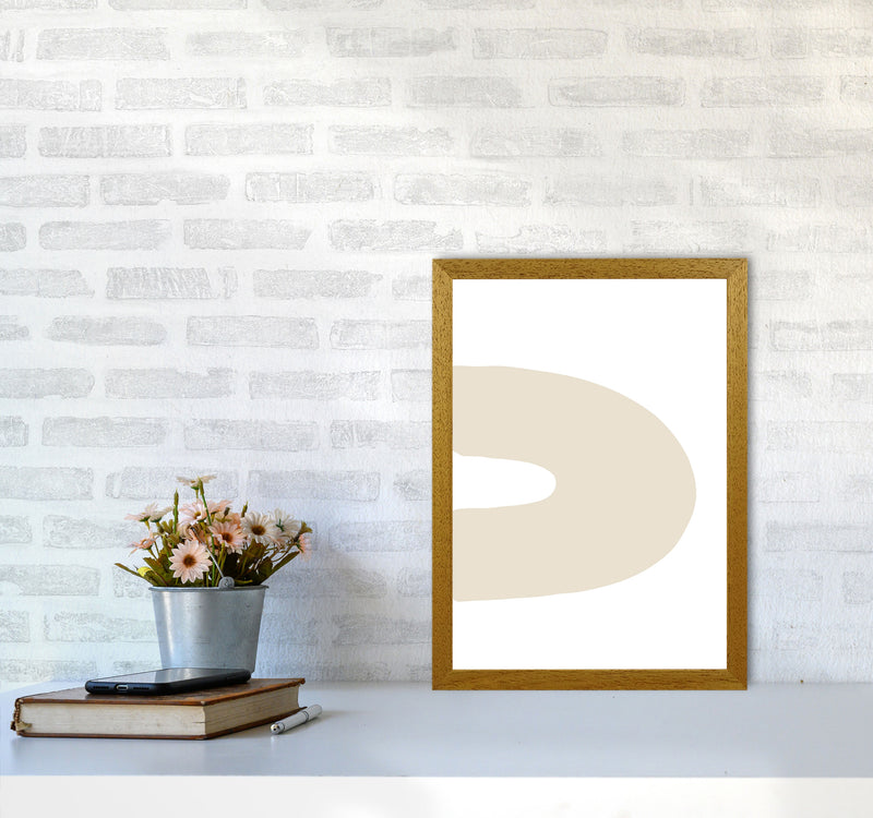 Inspired Side Beige Rainbow Art Print by Pixy Paper A3 Print Only