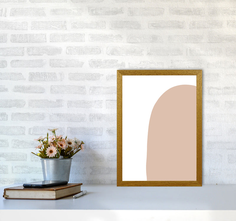 Inspired Pink Abstract Shape Art Print by Pixy Paper A3 Print Only